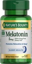 자연의 현상 Melatonin, 100 % 약물 무료 수면 보조, 다이어트 보충, 휴식과 수면 건강을 촉진, 5mg, 90 Softgels (팩 1)