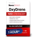 Novex Biotech Oxydrene NAD + 증강 - 남성과 여성을위한 자연 보충 및 심혈관 지원 - (60 캡슐)