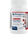 Metagenics Rapid Relief - Turmeric & Boswellia와 초본 Softgel - 근육, 뒤 & 합동 불편을 위한 빠른 기복을 지원하십시오* - 약 자유로운, 비 GMO, 글루텐 자유로운 - GMP에 의하여 증명되는 시설 - 20 Softgels