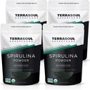 Terrasoul Superfoods Spirulina 분말 (Organic), 24 온스