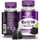 비타민 C를 가진 주요한 부호 CoQ10 Gummies 200mg – 셀룰러 에너지 지원을 위한 Coenzyme Q10 산화 방지제 보충교재 – 성인을 위한 easy-to-Take Vegan Gummies – 60 조사