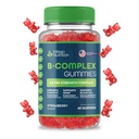 성인을 위한 비타민 B 복합체 Gummies, 여성과 남성을 위한 B 복합체 비타민 보충교재, 에너지와 뇌 건강을 위한 B 비타민 복합체 Gummies, 자연적인 딸기 풍미, 60 조사