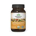 ORGANIC INDIA Ashwagandha 캡슐 - 유기 Ashwagandha 보충 - Vegan Ashwagandha 뿌리, 글루텐 - 무료, Kosher, Non-GMO, 스트레스 완화 지원, 에너지 및 수면 - 90 캡슐