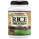 NutriBiotic Chocolate Rice Protein, 1 lb. 6.9 oz | 저탄소, 채식 및 케토-Friendly Raw Protein Powder | 화학, GMO 또는 글루텐없이 재배 및 가공 | Digest & Nutrient-Rich