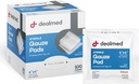Dealmed 4" x 4" Sterile Gauze 패드 (100개의 조사) 처분할 수 있고 개인적으로 감싸인 의학 가제 패드, 응급조치 장비와 의학 시설 (패키지 1)를 위한 부상 배려 제품