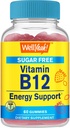 WellYeah Vitamin B12 1000mcg Sugar Free Gummies | 다이어트 보충 | 에너지 및 대사 지원 | 딸기 맛 | 60 개