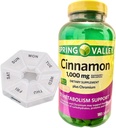 주간 알약 주최자는 스프링 밸리 Cinnamon 1,000 mg, 다이어트 보충, 180 캡슐을 포함합니다.