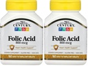 21st 세기 800 mcg Folic 산 정제, 분류, 180 조사 (2의 포장)