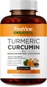 BioPerine Black Pepper 및 Ginger가있는 Turmeric Curcumin - 고급 흡수를위한 120 채식 캡슐, 관절 지원