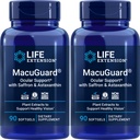 수명 연장 MacuGuard Ocular 지원 Saffron & Astaxanthin를 가진 90 softgels