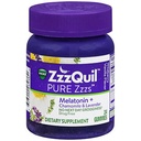 ZzzQuil 순수한 Zzzs Melatonin Gummies, Sleep Aid, Melatonin 2mg, Chamomile & Lavender, Melatonin Sleep Gummies, 성인을위한 수면 보조, Wildberry Vanilla 맛, 24 수면 Gummies