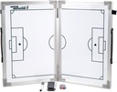 Soccer Innovations Hinged Magnetic Tactic Coaching Board, 극적으로 휴대용 드라이 Erase White Board for Soccer Coaches of All Levels의 전술 분석 수행.