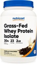Nutricost Grass-Fed Whey Protein Isolate (Vanilla) 2LBS - 비 GMO, 글루텐 무료, 자연 풍미