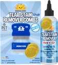 Bodhi 개 눈물 얼룩 제거제 & 눈물 얼룩 제거제 Combs - Gently Removes, 애완 동물 눈에서 먼지 - 안전하고 & 개와 고양이에 Gentle - 청소 Delicate Fur - Grooming & Tear 얼룩 방지를위한 이상