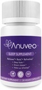 Natural Sleep Aid | Non-Habit Forming | Valerian, Melatonin, Magnesium, Ashwagandha와 함께 더 나은 수면을위한 초본 수면 보충 | 성인 (28 Vegan 캡슐)에 대한 자환