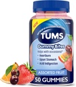 TUMS 거미 Bites 규정식 보충교재 Occasional Heartburn 기복, Upset Stomach 및 산성 Indigestion, 분류된 과일 풍미 - 50 조사