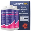 Lubrisyn Hyaluronic 산 구두 합동 보충교재 – 인간을 위한 액체 HA 공식 – 남자 & 여자를 위한 합동 지원, Mobility, Flexibility, Hydration & 건강한 기능을 승진시킵니다 – 본래 3 x 11.5oz