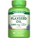 Nature's Truth Flaxseed Oil Softgels | 90 개 | 냉간 프레스, 비 GMO 및 글루텐 무료 보충