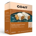 GO4IT 건강 식사 보충 막대기, 높은 단백질 영양 막대기, 높은 섬유, 낮은 칼로리, 친절한 KETO, 양도 음식 막대기, 7/Box - (Vanilla Caramel Crunch)