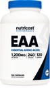 Nutricost EAA 캡슐 1200mg, 240 캡슐 - 필수 아미노산, 120 서빙 - Non-GMO, 글루텐 무료 & Vegan