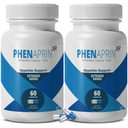 PhenAprin XR 최대 힘 식욕 억제제 다이어트 알약 - 2-Pack, Metabolism Boosting, 여성과 남성 체중 감소, 120 블루 / 화이트 캡슐
