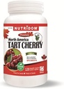 Nutridom 북미 Tart Cherry 500mg-120 VCaps, 자연, 비 GMO