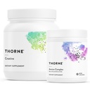 THORNE - 성능 파워 듀오 - Amino Complex + Creatine Combo for Energy, Lean Muscle, Endurance - 스포츠 인증 NSF - 30 ~ 90 서빙