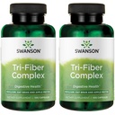 Swanson Tri-Fiber Complex - Psyllium, Oat Bran 및 Apple Pectin - (100 캡슐) (2 팩)로 만든 소화 건강 보충