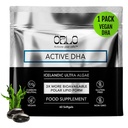 Orlo DHA – Vegan DHA 보충교재 (EPA & DHA) – Omega 3 Fish Oil & Krill Alternative – Plant-Based Omega-3 조류 오일 – 뇌 및 심장 지원 (60 미니 버프리스 Softgels)