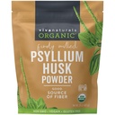 Viva Naturals Organic Psyllium Husk Powder, 24 oz - Finely Ground, Unflavored, Vegan, Keto, Paleo, Non-GMO Plant 기반 Superfood, 글루텐 프리 베이킹, 주스 및 스무디를위한 섬유의 좋은 소스