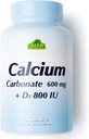 ALFA 비타민에 의한 칼슘 600mg + D3 다이어트 보충 - 건강한 뼈 - 건강한 치아 - 건강한 심장 - 건강한 신경 시스템 -100 정제