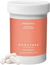 MOMOTARO APOTHECA 유기 Probiotics for Women Vaginal & Digestive 보충교재, 25 Billion CFU - Prebiotics & Lactobacillus 혼합 보충제 - Feminine 건강한 질 냄새 & Flora - 30 캡슐