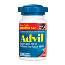 Advil 고통 Reliever와 Fever 흡진기, 합동 고통, 근육 Ache 및 Minor 관절염 고통 구호를 위한 Ibuprofen 200mg를 가진 고통 구호 약 - 쉬운 열려있는 관절염 모자를 가진 200의 입히는 정제