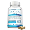 Folic Acid 및 Tart Cherry - 60 캡슐 - 1 개월 공급과 함께 승인 된 Science® Uric Acid Flush