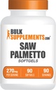 BulkSupplements.com 톱 Palmetto Softgels - 톱 Palmetto 보충, 톱 Palmetto 270mg - 초본 보충, 글루텐 무료, 서빙 당 1 Softgel, 90 개 (팩 1)