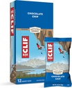CLIF BARS - 에너지 바 - 초콜릿 칩 - 유기 귀중품 - 식물 기반 식품 - 채식 - 고소 (2.4 Ounce Protein Bar, 12 Count) 포장 May Vary