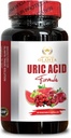 Uric 산 Cleanse 보충교재는, 건강한 Uric 산성 수준, Tart 버찌, 크랜베리, 60의 캡슐을 지원합니다