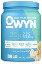 OWYN 식물 기반 단백질 분말, 부드러운 바닐라, 1.05 파운드 필요