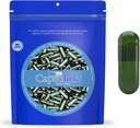 Capsuline Chlorophyll 색 크기 00 빈 채식 캡슐 - 1000 개 - 빈 채식 캡슐 - DIY 야채 캡슐 충전 - 빈 모자 - Kosher Non-GMO 인증 (녹색)