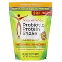 몸 생태 Probiotic Protein Shake Powder | 발효 단백질 다이어트 보충 | Non-GMO | 글루텐 프리 | 콩 무료 | 콩가루 | 콩가루 | 단백질 15g | 단백질 분말 | Resealable 18.52 OZ