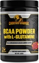 L 글루타민을 가진 BCAA 분말 | 2:1 분지된 사슬 아미노산 | 포스트 운동 회복 분말 - 45의 서빙 (가죽 펀치)