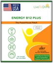Shine B12 Energy Plus Topical Patch - 에너지 및 초점 지원 - 30 일 공급 - 미국 제작