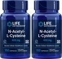 수명 연장 N-Acetyl-L-Cysteine (NAC) 600mg, 150의 캡슐 (포장 2)