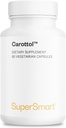 Supersmart - Carottol (Advanced Formula) - Carotenoid Complex Supplement - Beta Carotene, Lycopene, Lutein & Zeaxanthin | Non-GMO 및 글루텐 무료 - 60 채식 캡슐