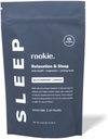 Rookie Wellness Sleep - 마그네슘 Bisglycinate, 1 mg Melatonin, Valerian Root, & Tranquility & Sleep (15 팩, BlackBerry Lemon)을 홍보하기 위해 열정적 인 수면 보조