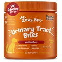 개를위한 맛있는 파우 크랜베리 보충 - 개를위한 방광 제어 - Urinary Tract Support - D-Mannose, 비타민 B6 및 L-Arginine - Immune & Gut Support - Bacon - 90 카운트
