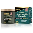 NAD + 보충교재 - Liposomal 니코틴아미드 Riboside, Resveratrol, 노화 방지를 위한 Quercetin 높은 순수성 NAD 보충교재, 에너지, 초점 - 80의 캡슐 (40 봉사)