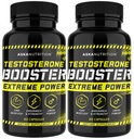 남성용 테스토스테론 부스터 - Horny Goat Weed & Tongkat Ali - 근육 빌더 확대 알약 - 자연 테스트 부스터 증가 욕망, 에너지, 체력, 리비도 (2 팩)