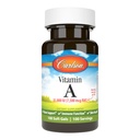 Carlson - 비타민 A, 25000 IU (7500 mcg RAE), 시각 & 피부 건강, 면역 기능, 100개의 연약한 젤