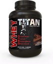 Titan Whey Protein Powder - 프리미엄, 빠른 흡수 단백질 23g, BCAAs, & 섭취 효소와 함께 서빙 당 - Lean 근육 질량 및 Optimal 소화 지원 - 5 파운드, Devils Food Cake